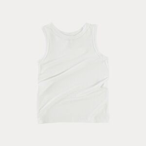 NWT 4T Kate Quinn Organics skinny tank coconut bamboo ivory sleeveless tank top